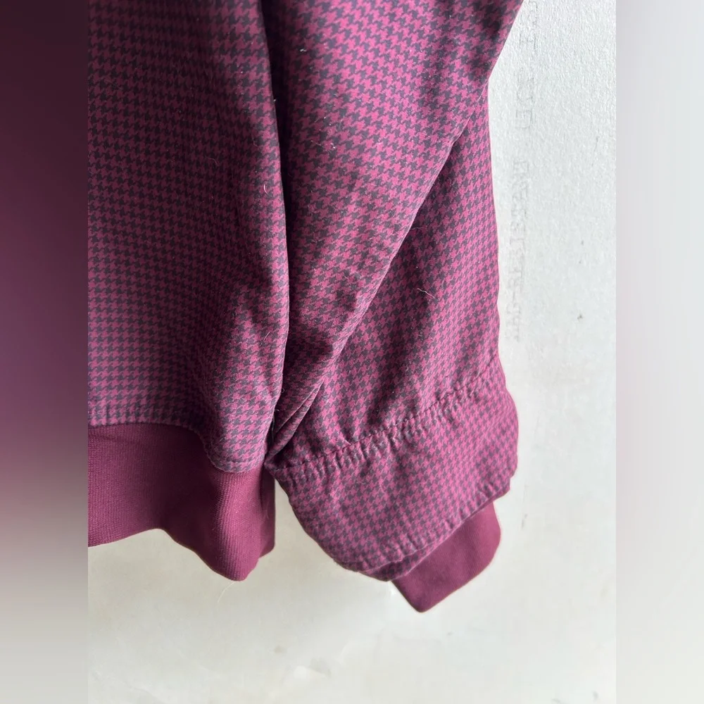 Chic Fil A retro Zero Purple Checkered Pullover Golf - Picture 2 of 8